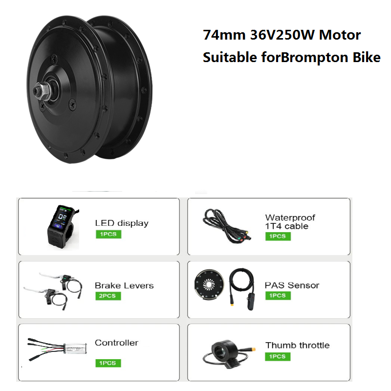 DIY Brompton E-Bike Conversion - Ebike Conversion Kit 72V 3000W recension och pris
