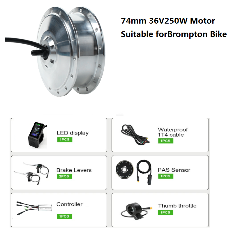 DIY Brompton E-Bike Conversion - Ebike Conversion Kit 72V 3000W recension och pris